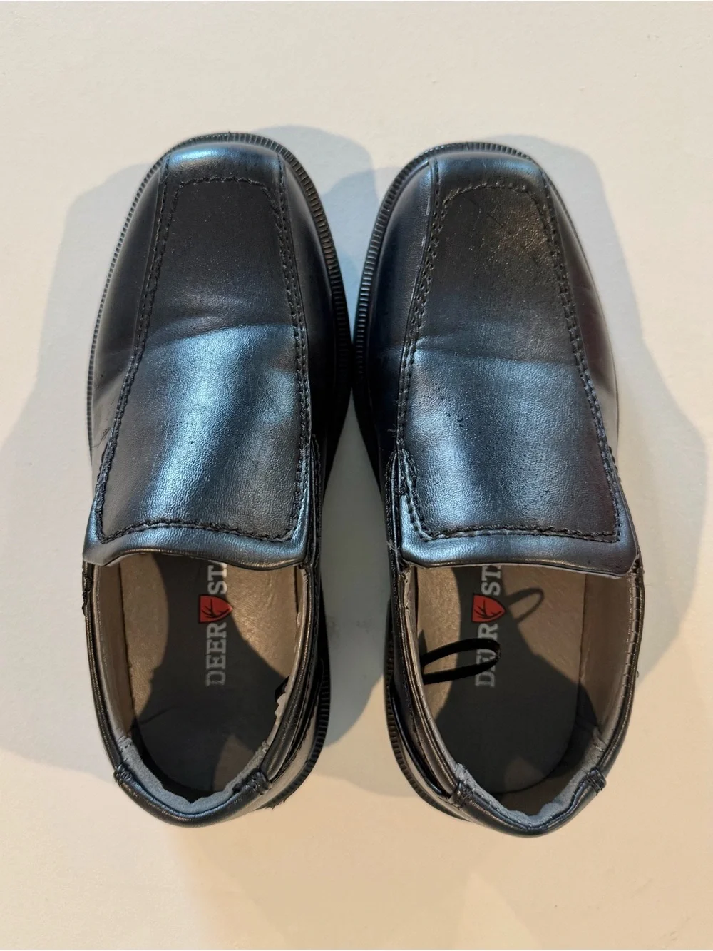 Deer Stags Boys 13M Black Slip-On Dress Shoes